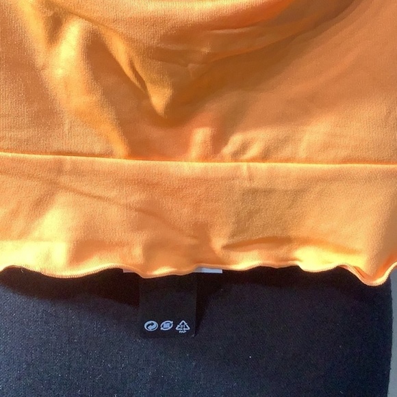 Divided by H&M NEW - Sz XL - skinny flowy summer top - tied adjustable front - Picture 2 of 7